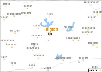 map of Liuqiao