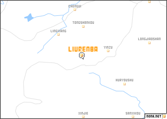 map of Liurenba