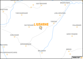 map of Liushahe