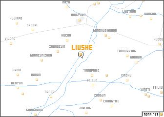 map of Liushe
