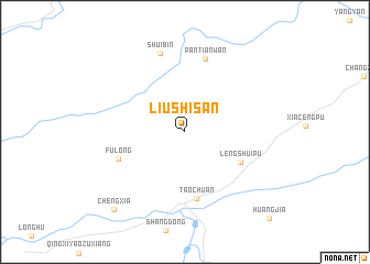 map of Liushisan