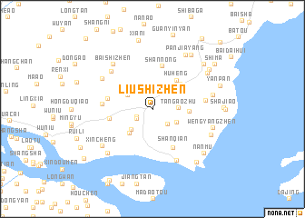 map of Liushizhen