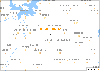 map of Liushudianzi