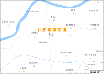 map of Liushugaocun