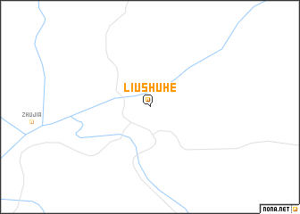 map of Liushuhe