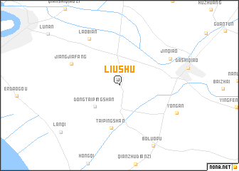 map of Liushu