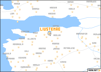 map of Liustemäe