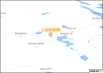map of Liusvara