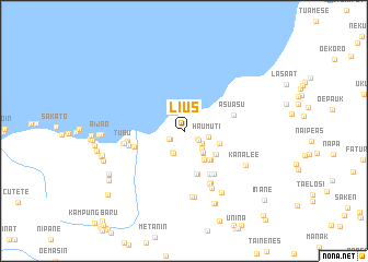 map of Lius