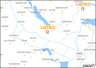 map of Liutaizi