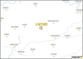 map of Liutian