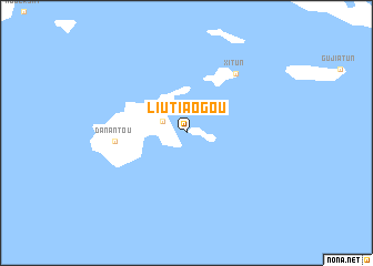 map of Liutiaogou