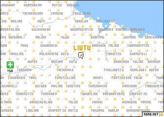 map of Liu-tu