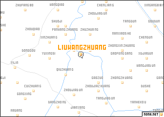 map of Liuwangzhuang