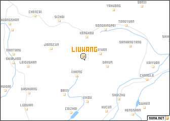 map of Liuwang