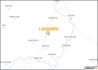 map of Liuwukeng