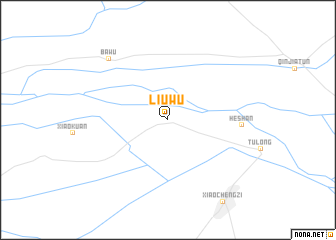 map of Liuwu