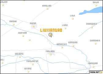 map of Liuxiandao