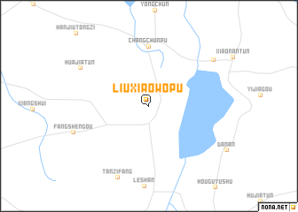 map of Liuxiaowopu