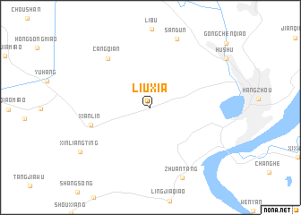 map of Liuxia