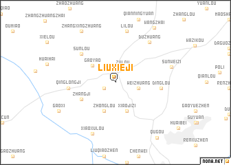 map of Liuxieji