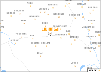 map of Liuxingji