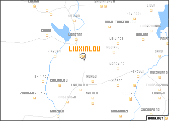 map of Liuxinlou