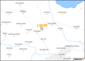 map of Liuxin