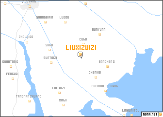 map of Liuxizuizi