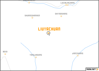 map of Liuyachuan