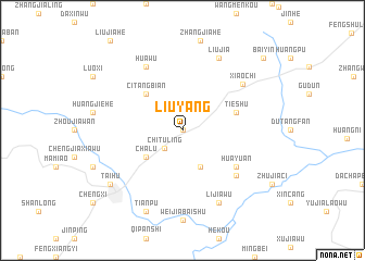 map of Liuyang