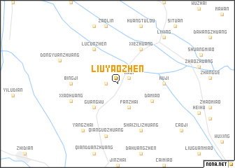 map of Liuyaozhen