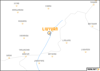 map of Liuyuan