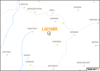map of Liuyuan