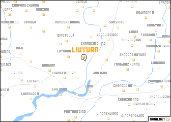 map of Liuyuan