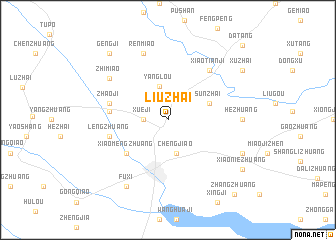 map of Liuzhai