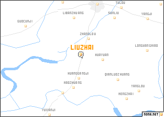 map of Liuzhai