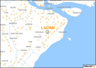 map of Liuzhai