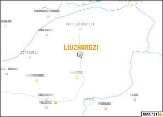 map of Liuzhangzi