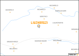 map of Liuzhangzi