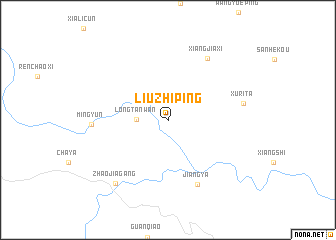 map of Liuzhiping