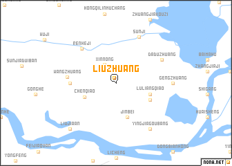 map of Liuzhuang