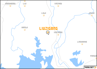 map of Liuzigang