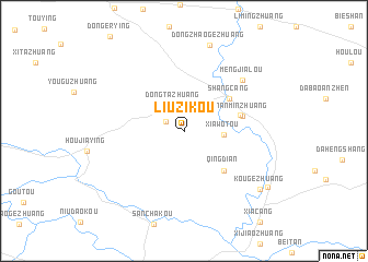 map of Liuzikou