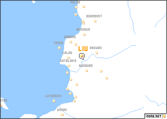 map of Liu