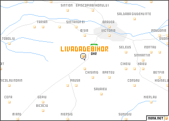map of Livada de Bihor