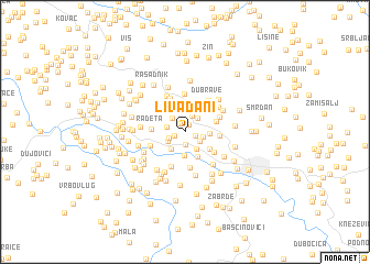 map of Livađani