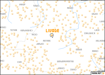 map of Livade