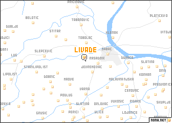 map of Livade