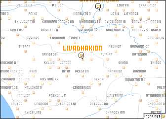 map of Livadhákion